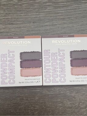 Revolution Contour Powder Compact - Pink, Purple, Mauve Shades